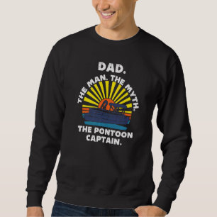 Man Mythe Ponton Kapitein Retro Heren Boot Zeilen Trui