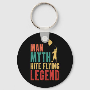 Man Mythe Vlieger Vliegende Legende Vlieger Klimme Sleutelhanger