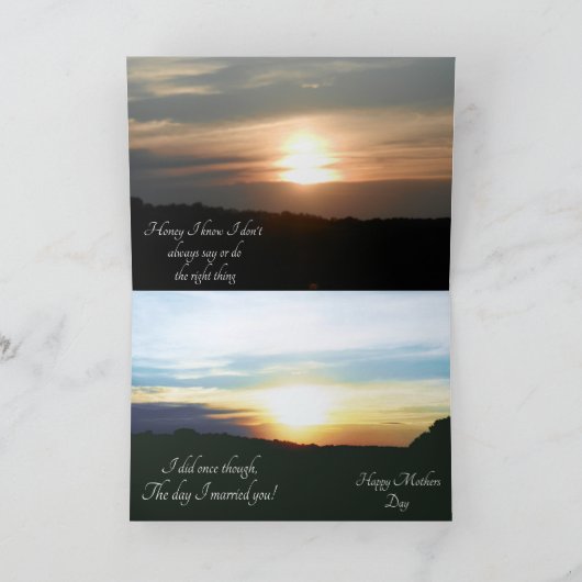 MAN NAAR VROUW MOEDERDAG kaart (Binnen)