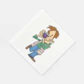 Man neemt een foto van Napkins Servet (Hoek)