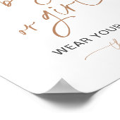 Man of Girl Gender Game Sign Twinkle Star Poster (Hoek)