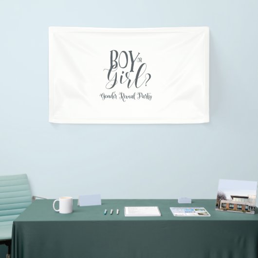 Man of Girl Gender Revel Banner (Beurs)