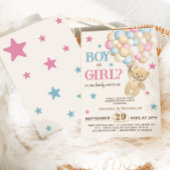 Man of meisje Beer geslachtsopenbaring Kaart