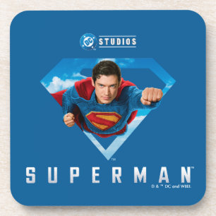 Man of Steel in Flight Bier Onderzetter