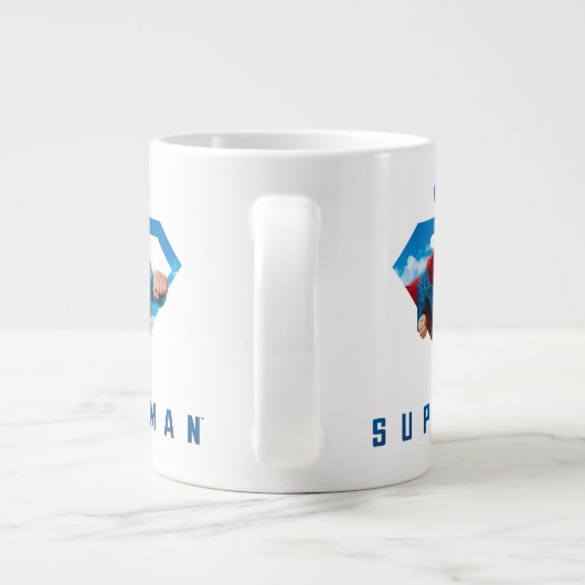 Man of Steel in Flight Grote Koffiekop (Achterkant)