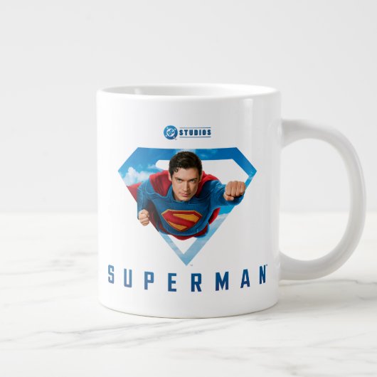 Man of Steel in Flight Grote Koffiekop (Rechts)