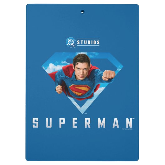 Man of Steel in Flight Klembord (Achterkant)