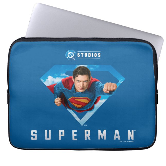 Man of Steel in Flight Laptop Sleeve (Voorkant)