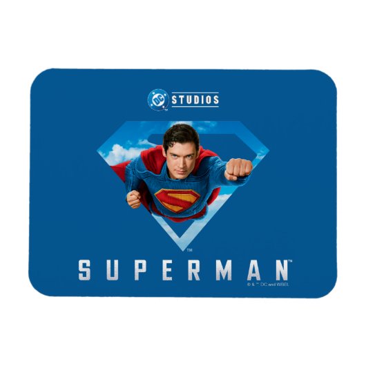 Man of Steel in Flight Magneet (Horizontaal)
