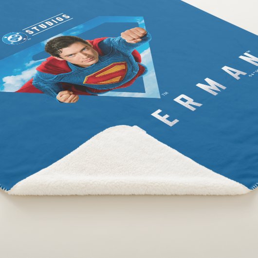 Man of Steel in Flight Sherpa Deken (3/4)