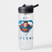 Man of Steel in Flight Waterfles (Links)