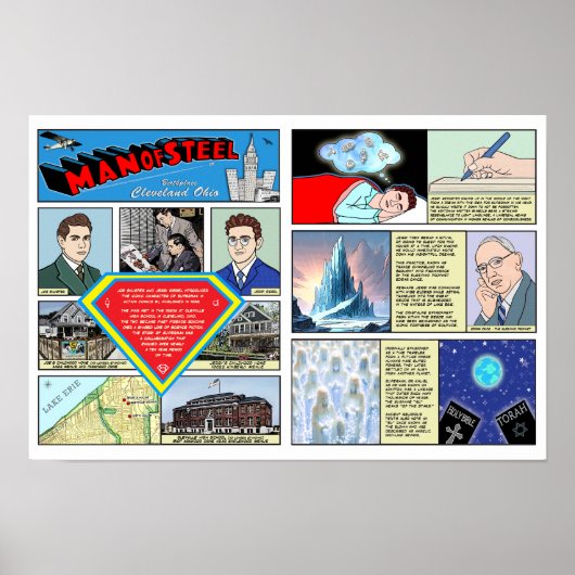 Man of Steel Poster Eerie Lake Erie Officiële Merc (Voorkant)