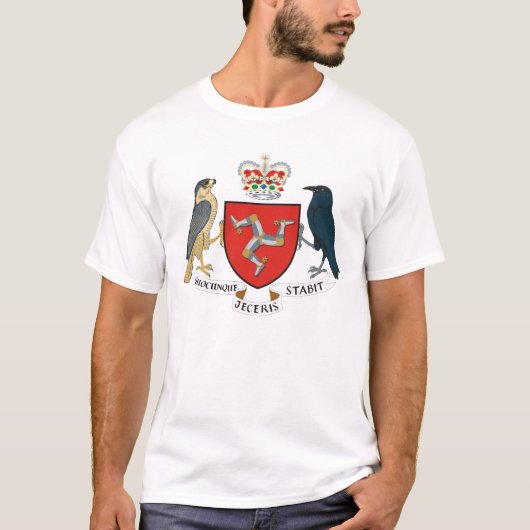 Man — Officieel wapendeklaag — Heraldry-symbool T-shirt (Voorkant)