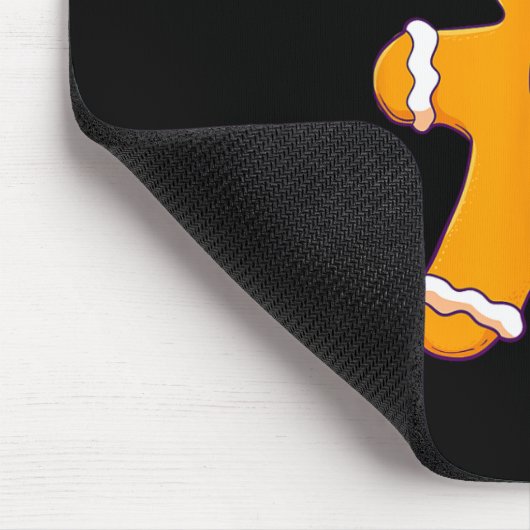 Man Oh Snap Christmas Fun Cookie Bakken Gift Short Muismat (Hoek)