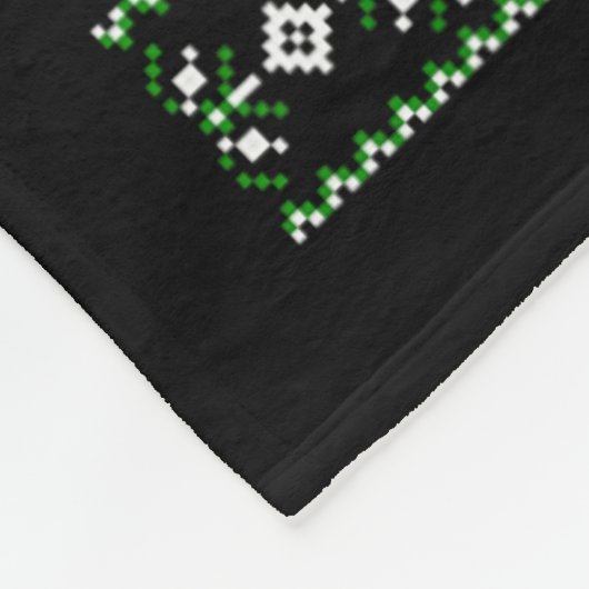 Man Oh Snap Kerstkoekje Fleece Deken (Hoek)