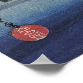 Man on horseback crossing a bridge poster (Hoek)