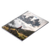 man on misty mountains notitieboek (Linkerzijde)