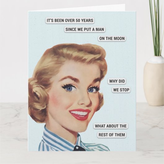 Man On The Moon Kaart (Voorkant)