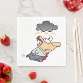 Man onder een cloud servet (Insitu)