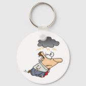 Man onder een cloud sleutelhanger (Achterkant)