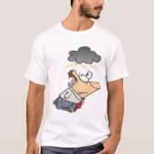 Man onder een cloud t-shirt (Voorkant)