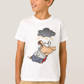 Man onder een cloud t-shirt (Voorkant)