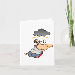Man onder een wolk kaart