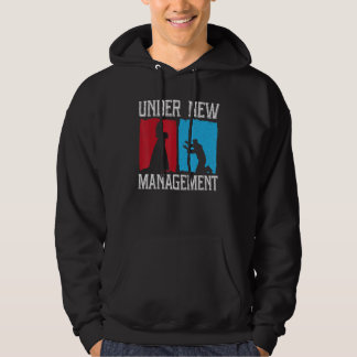 Man onder nieuwe management bruidegom trouwt vrijg hoodie