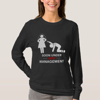 Man onder nieuwe management Bruidegom vrijgezellen T-shirt