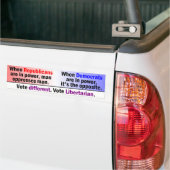 Man onderdrukt Man Bumpersticker (Op Truck)