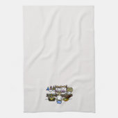 Man op bakkerij bij keukenzeugen theedoek (Verticaal)