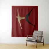 Man op basis van stamcellen - Oude Afrikaanse Kuns Wandkleed (In situ)