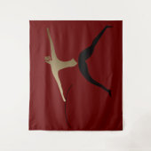 Man op basis van stamcellen - Oude Afrikaanse Kuns Wandkleed (Voorkant)