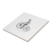  Man op Bike Tegeltje (Zijkant)