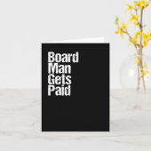 Man op de kaart wordt betaald (Gele Bloem)
