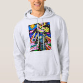 Man op de maan hoodie (Voorkant)