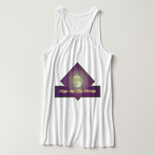 Man op de maan II Tanktop (Design achterkant)