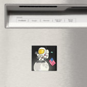 Man op de maan Magnet (Insitu (Vaatwasser))