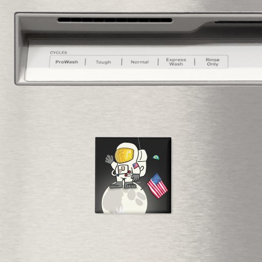 Man op de maan Magnet (Insitu (Vaatwasser))