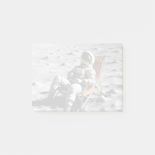 Man op de maan post-it® notes (Voorkant)