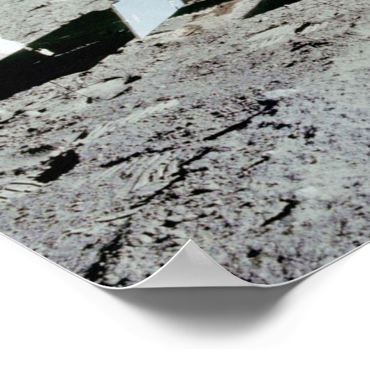 Man op de maan poster (Hoek)