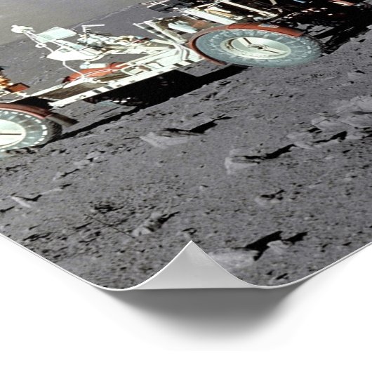 Man op de maan poster (Hoek)