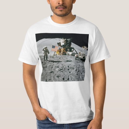 Man op de maan t-shirt (Voorkant)