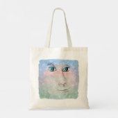 Man op de maan tote bag (Achterkant)