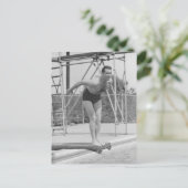 Man op de Raad van Bestuur voor duiken Briefkaart (Staand voorkant)