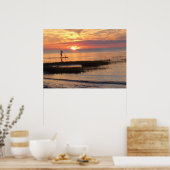 Man op de zachtraad van Kaapskop Poster (Keuken)