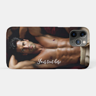 Man op een Bearskin vloerkleed Case-Mate iPhone Case