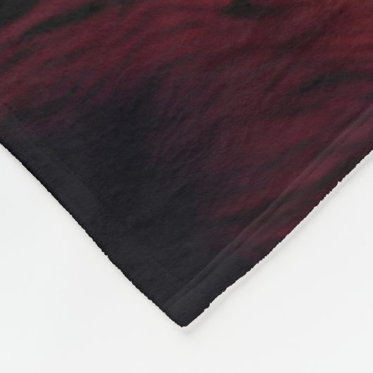 Man op een Bearskin vloerkleed Fleece Deken (Hoek)