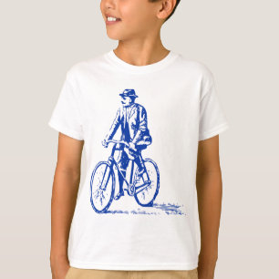 Man op een bijenkooi - marine t-shirt
