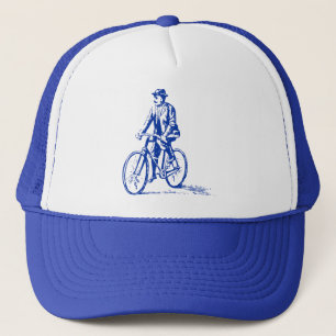 Man op een bijenkooi - marine trucker pet